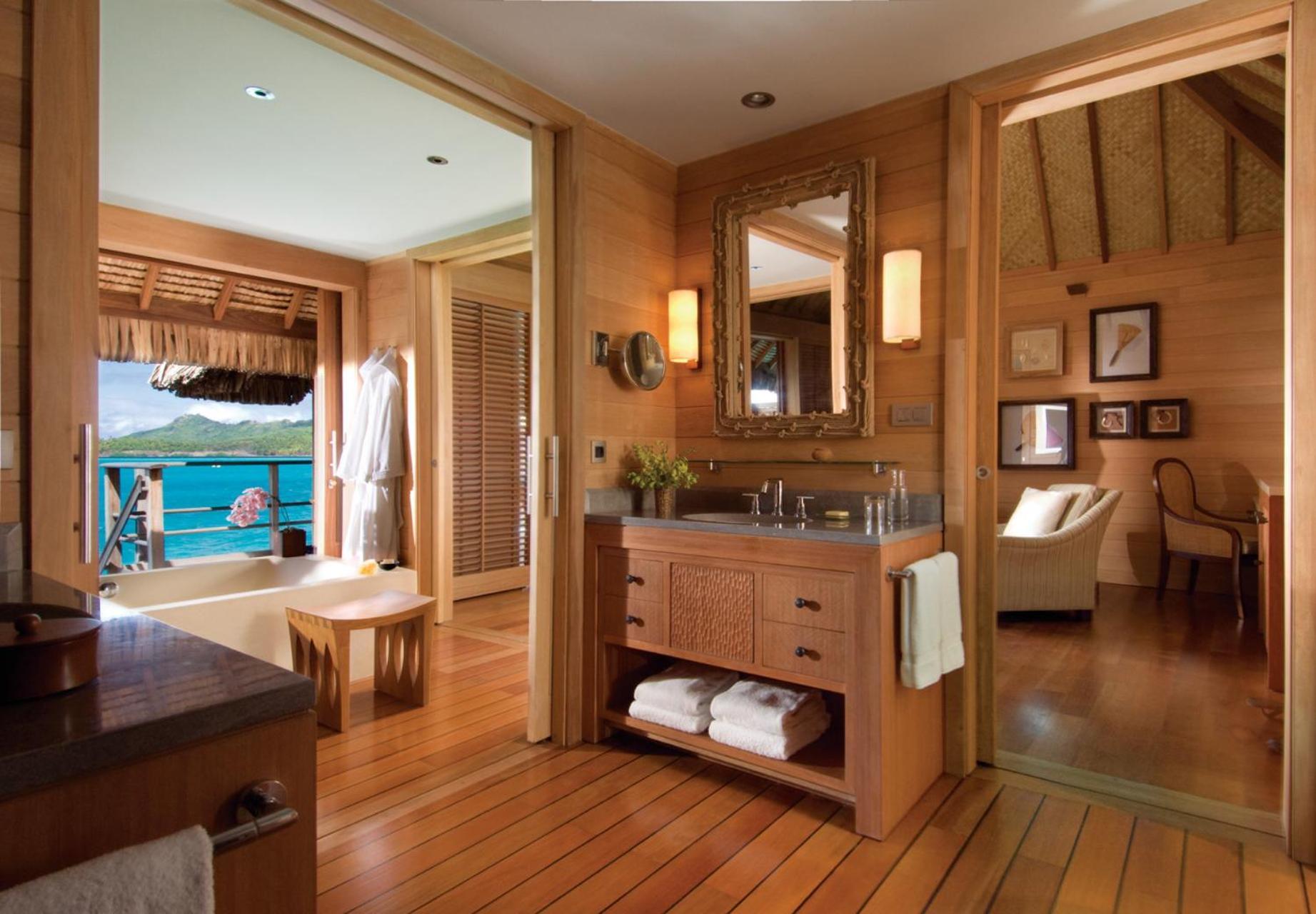 One Bedroom Mountain View Over Water Bungalow Suite King Bed
